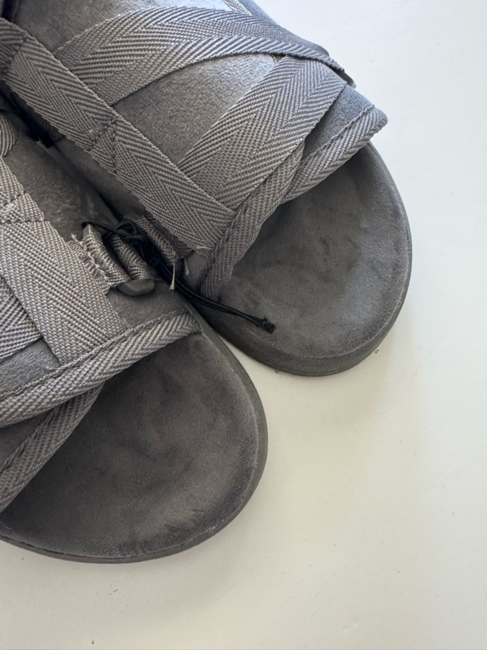 NWT Draco Gray Cobisn Slides Sandals size 9-10 - Picture 6 of 8